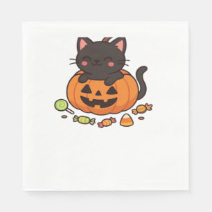 Pumpkin Kitty Parade Essential T-Shirt Napkin