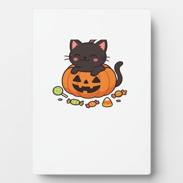 Pumpkin Kitty Parade Essential T-Shirt Plaque (Front)