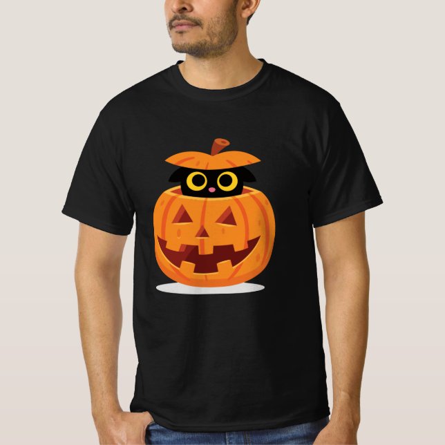 Pumpkin Kitty T-Shirt (Front)
