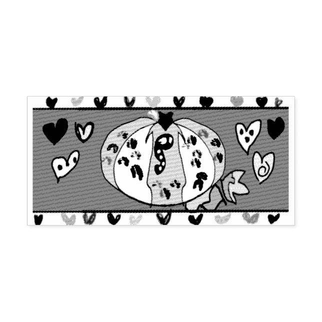 Pumpkin Latte Rubber Stamp (Imprint)