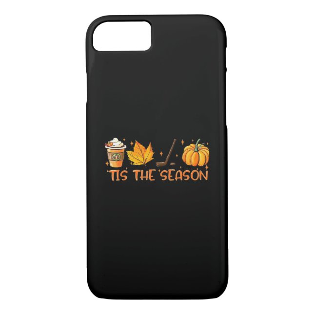 Pumpkin Latte Tis The Season Fall Coffee Thanksgiv Case-Mate iPhone Case (Back)
