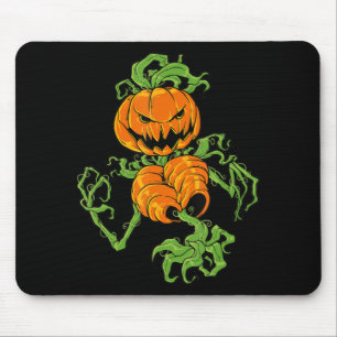 Pumpkin Lazy Halloween Costume Scary Spooky Jack O Mouse Pad