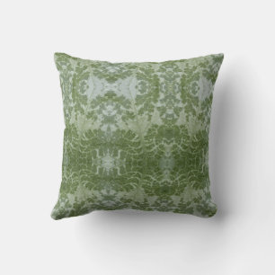 Pumpkin Leaf Macro Throw Pillow