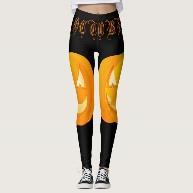 Pumpkin Leggings (Front)