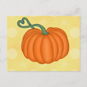 Pumpkin Love Postcard