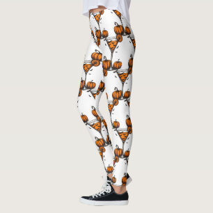 Pumpkin Martini Leggings
