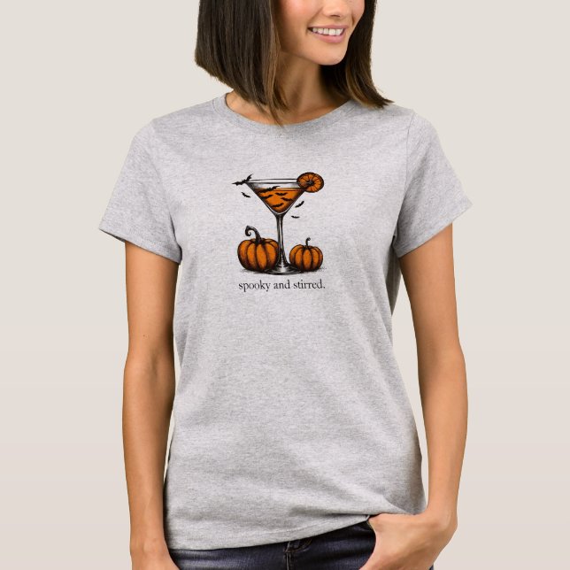 Pumpkin Martini T-Shirt (Front)