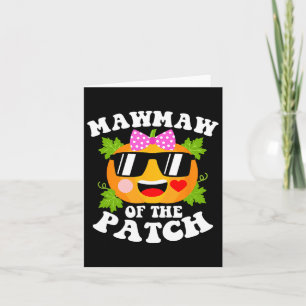 Pumpkin Mawmaw Of The Patch Fun Halloween Family  Card
