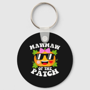 Pumpkin Mawmaw Of The Patch Fun Halloween Family Keychain