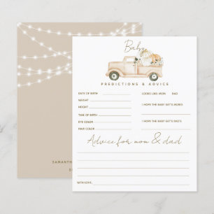Pumpkin Minimalist Modern Fall Baby Shower Game