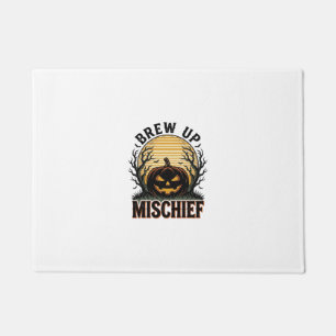 Pumpkin Mischief Shirt Vintage Halloween Graphic_1 Doormat