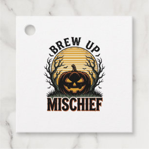Pumpkin Mischief Shirt Vintage Halloween Graphic_1 Favour Tags