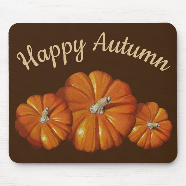Pumpkin Mouse Pad (Front)