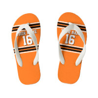 Pumpkin Orange Blk Team Jersey Custom Number Name