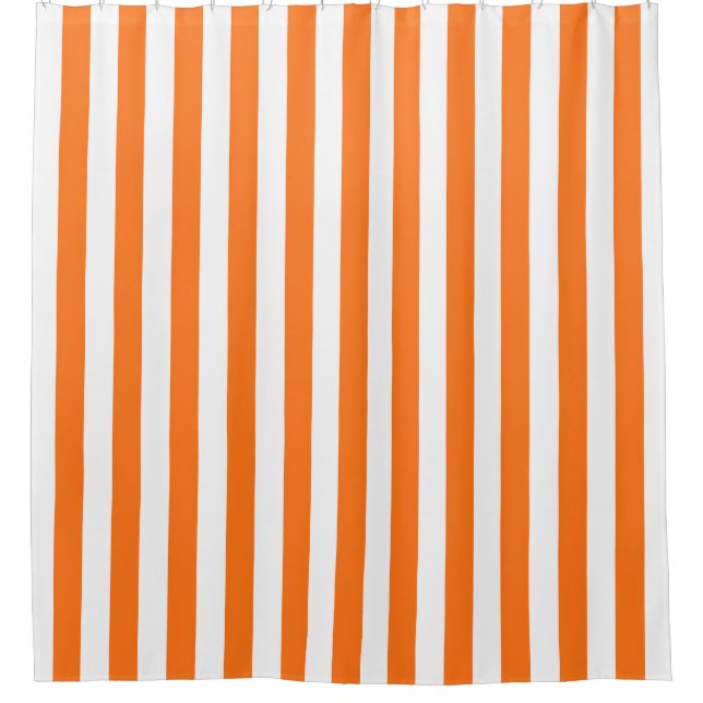 Pumpkin Orange White Vertical Stripe NL #0 (Front)