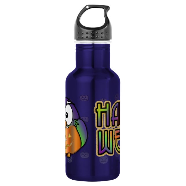 pumpkin owl 532 ml water bottle (Front)