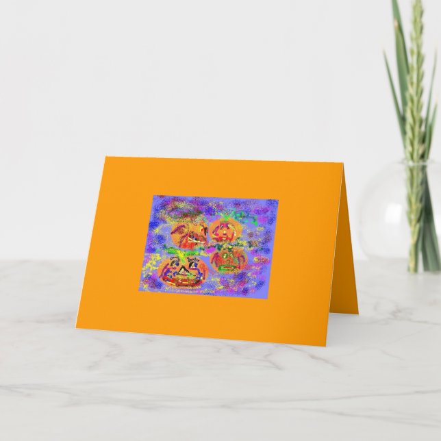 Pumpkin Pack Card (Front)