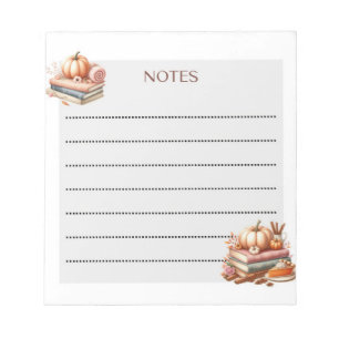 Pumpkin & Pages Notepad