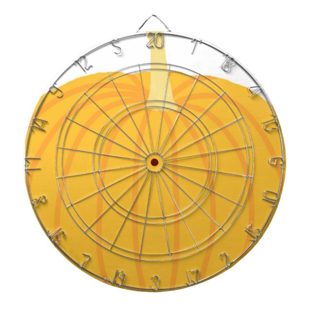 pumpkin painting art dartboard (Front)