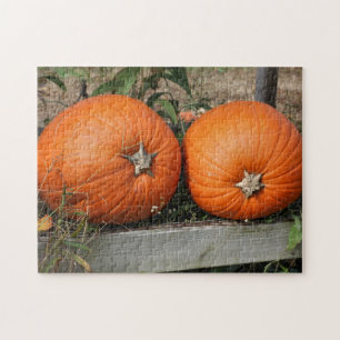 Pumpkin Pair Fall  Jigsaw Puzzle