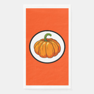 Pumpkin Paper Guest Towel Napkin