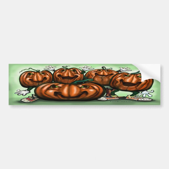 Pumpkin Party Bumper Sticker (Front)