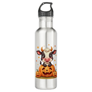 Pumpkin Patch Cow 710 Ml Water Bottle