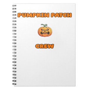 Pumpkin Patch Crew Matching Fall Outfits Classic T Notebook