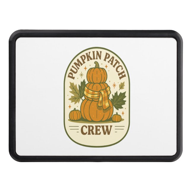 Pumpkin Patch Crew Trailer Hitch Cover (Front)