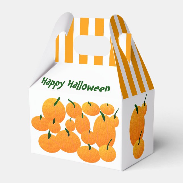 Pumpkin Patch Custom Favor Box (Front Side)
