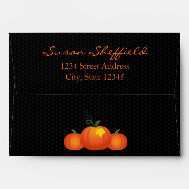 Pumpkin Patch Envelope (Back (Top Flap))