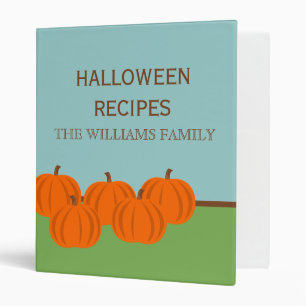 Pumpkin Patch Fall Halloween Binder (1 inch)