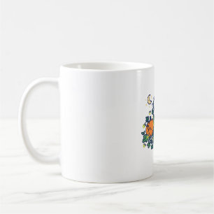 Pumpkin Patch Fireflies Night Halloween Art Coffee Mug