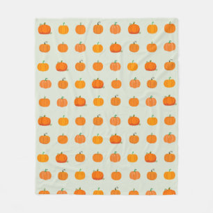Pumpkin Patch Fleece Blanket