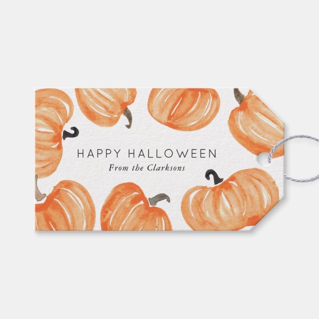 Pumpkin Patch Gift Tags (Front (Horizontal))