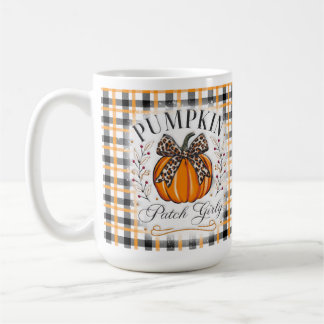 Pumpkin Patch Girly Fall Coffee Mug