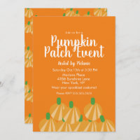  Pumpkin Patch Halloween Fall Event Flyer