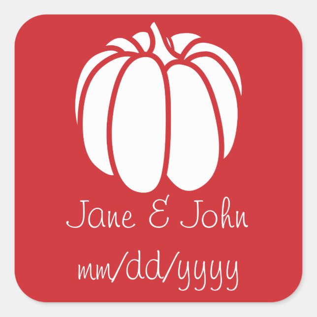 Pumpkin Patch in Cherry Sticker (Front)