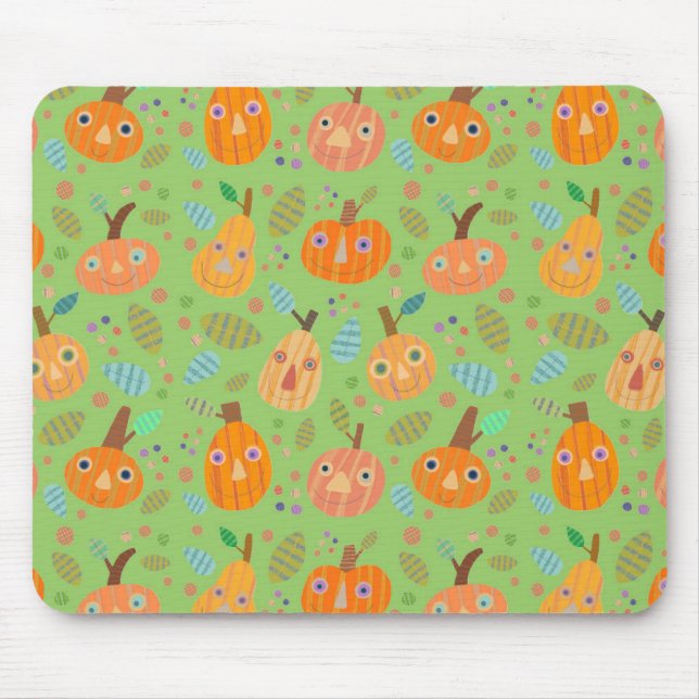 Pumpkin Patch Mouse Pad (Front)