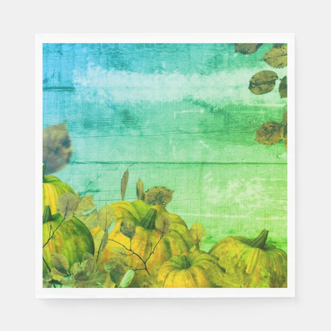Pumpkin Patch Paper Napkin (Front)