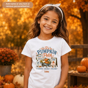 Pumpkin Patch Personalized Kids Halloween T-Shirt