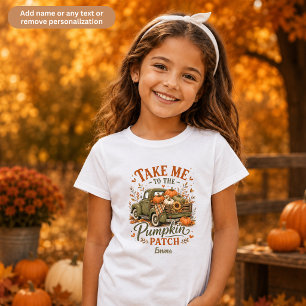 Pumpkin Patch Personalized Kids Halloween T-Shirt