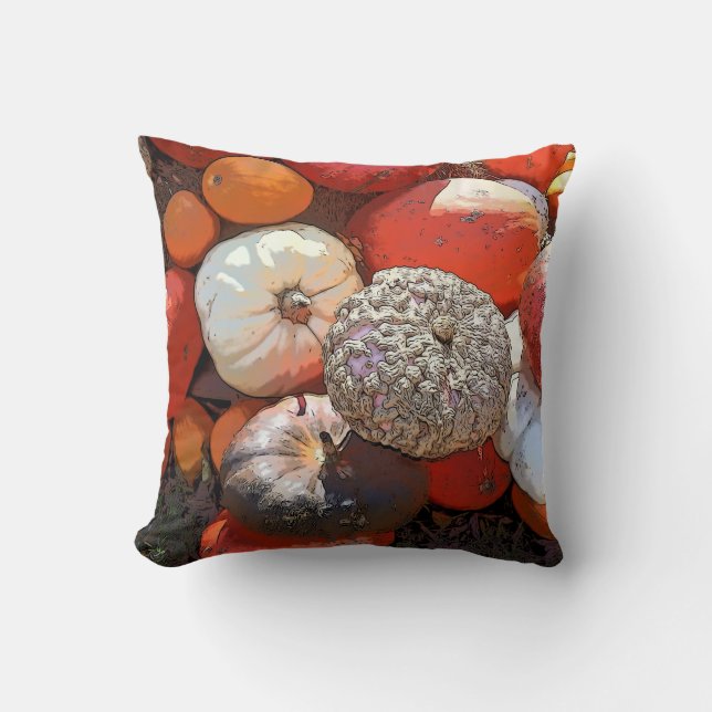 Pumpkin Patch Pillow (Front)