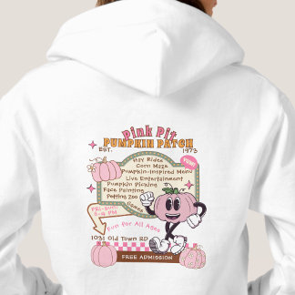 Pumpkin Patch Pumpkin Picking - Pink Pumpkin  Hoodie