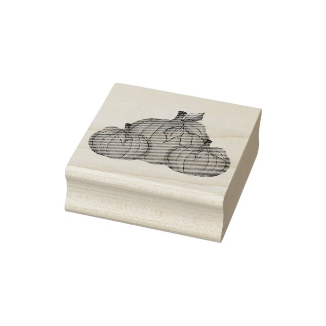 Pumpkin Patch Rubber Stamp (Stamp)