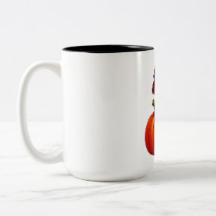 Pumpkin Patch Scarecrow Glow Two-Tone Coffee Mug