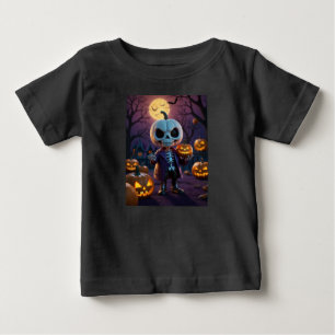 Pumpkin Patch Skeleton Companion Baby T-Shirt