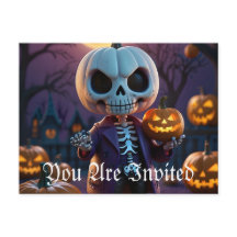 Pumpkin Patch Skeleton Companion