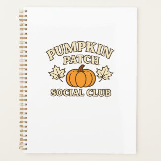 Pumpkin Patch Social Club � Cozy Autumn Aesthetic  Planner