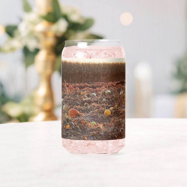 Pumpkin Patch Sunset C Can Glass (Insitu (Wedding))